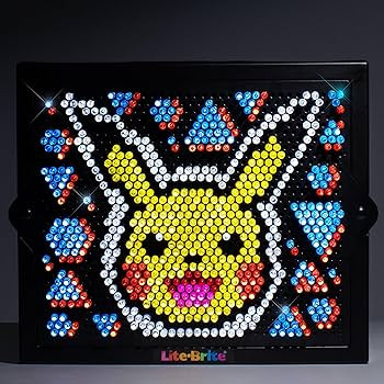 Lite Brite Super Bright HD, Pokemon Edition - Creative Retro Light-Up Screen – Educational Play... | Amazon (US)