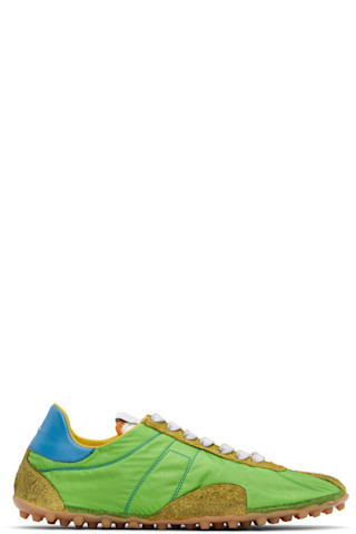 Maison Margiela - Green Sprinters Sneakers | SSENSE