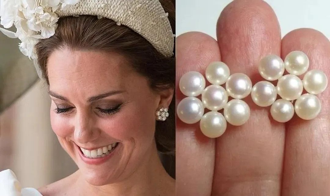 Real Natural Pearl Earrings, Sterling Silver, Rose Gold, Gold Pearl Flower Cluster Earring, Inspi... | Etsy (US)