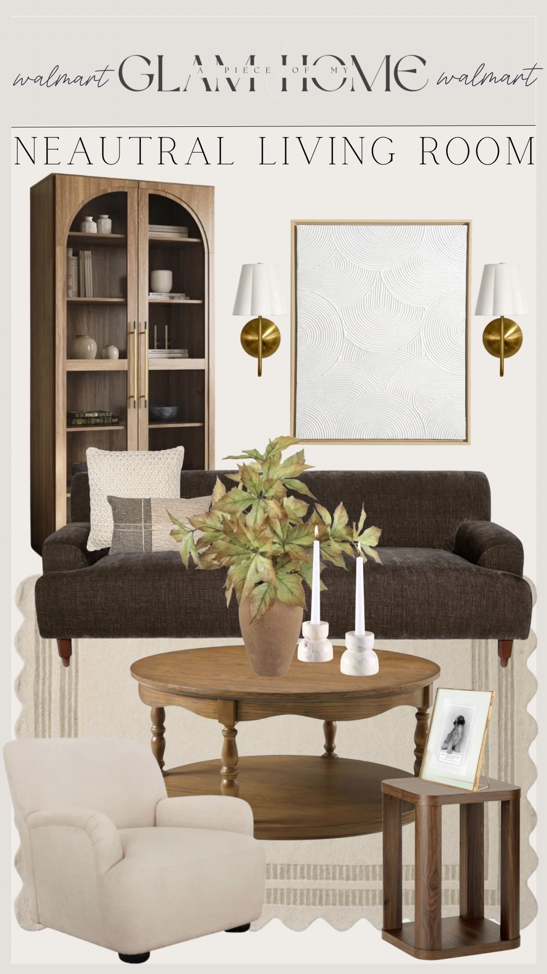 neutral living room, Walmart home finds, Walmart decor, neutral home decor, cozy living room, living room ideas, modern farmhouse, warm neutral decor, minimalist living room, timeless home decor, affordable home decor, budget friendly finds, cozy home, living room inspiration, Walmart finds, home decor finds, neutral aesthetic, earthy tones, organic modern, classic home, elevated home decor, cozy neutral home, living room essentials, home styling, Walmart home