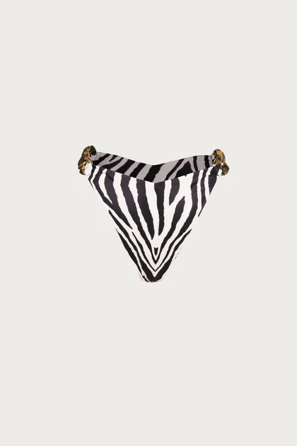 Gold Chain High Rise (Zebra) | SAME
