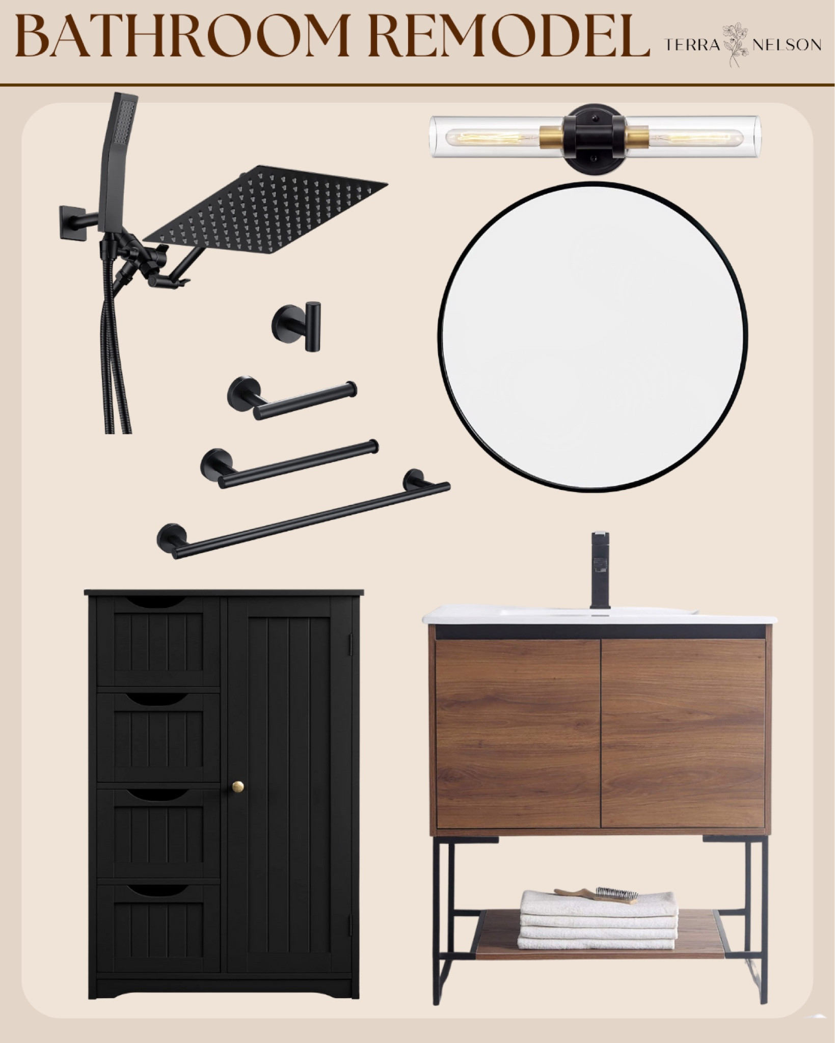 Bathroom remodel concept, all items found on Amazon!

#LTKstyletip #LTKhome #LTKFind