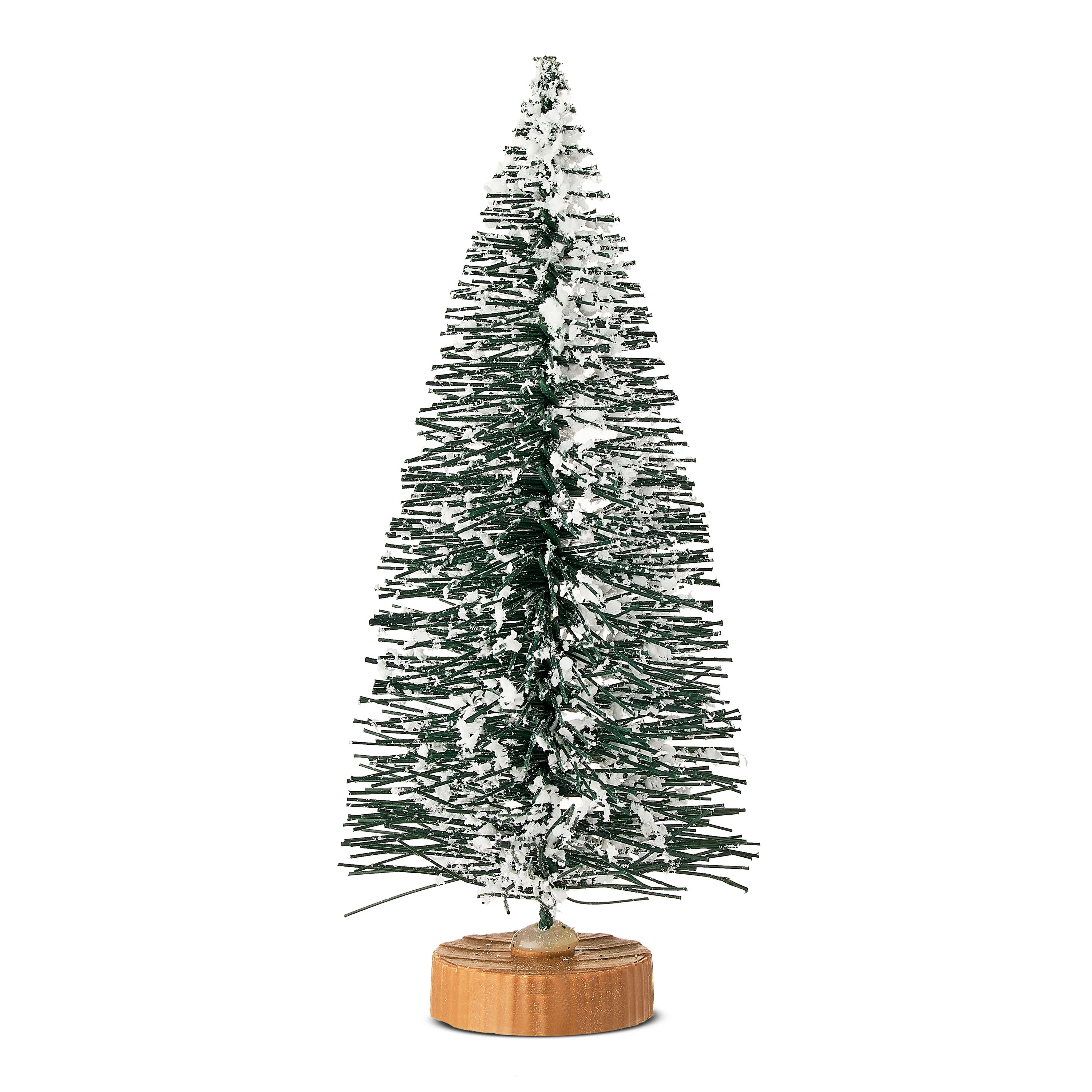 Snow Covered Christmas Village Pine Tree, Green, 4", by Holiday Time | Walmart (US)