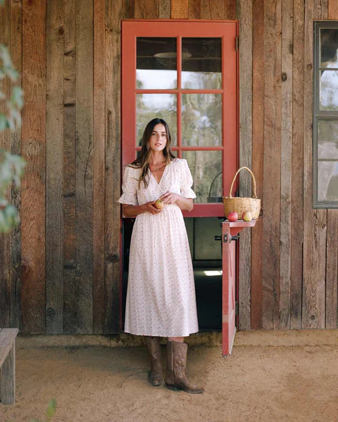 The Della Dress | Carnelian Aster Garden | Christy Dawn
