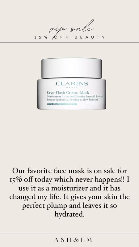 VIP sale happening right now - 15% off beauty including our favorite face mask!! Would make a great Mother’s Day gift!!

#LTKfindsunder100 #LTKbeauty #LTKsalealert