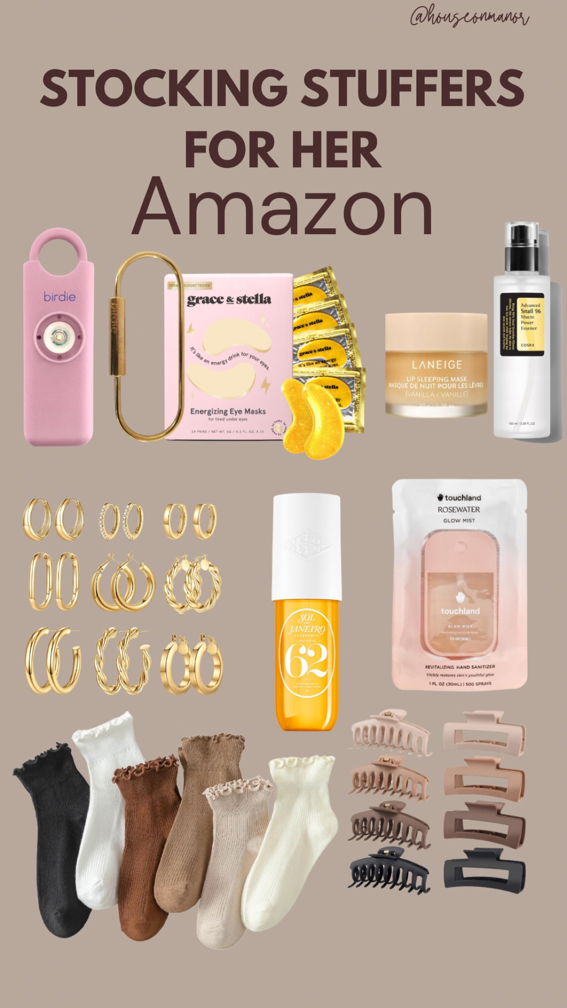 Stocking Stuffer/gift ideas for her on Amazon!

#LTKGiftGuide #LTKBeauty #LTKHoliday