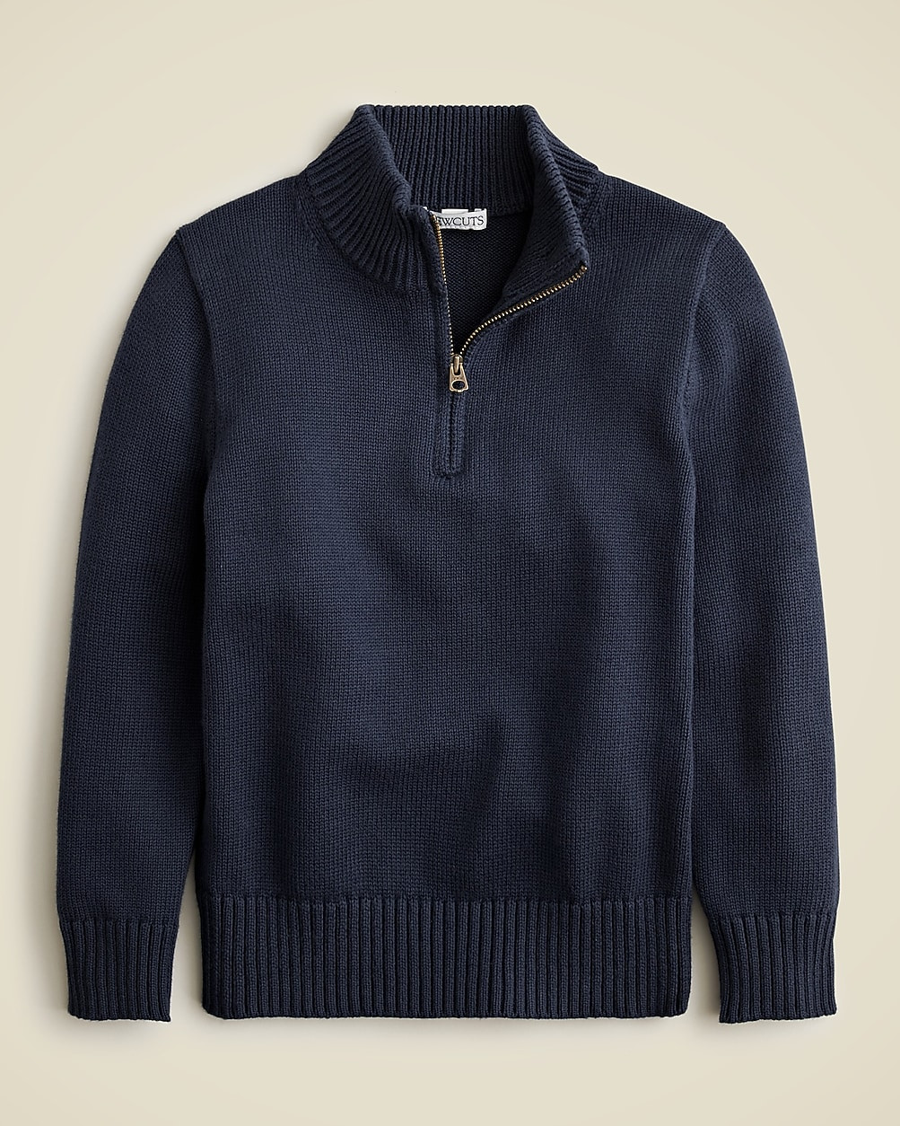 Kids' heritage cotton half-zip sweater | J. Crew US