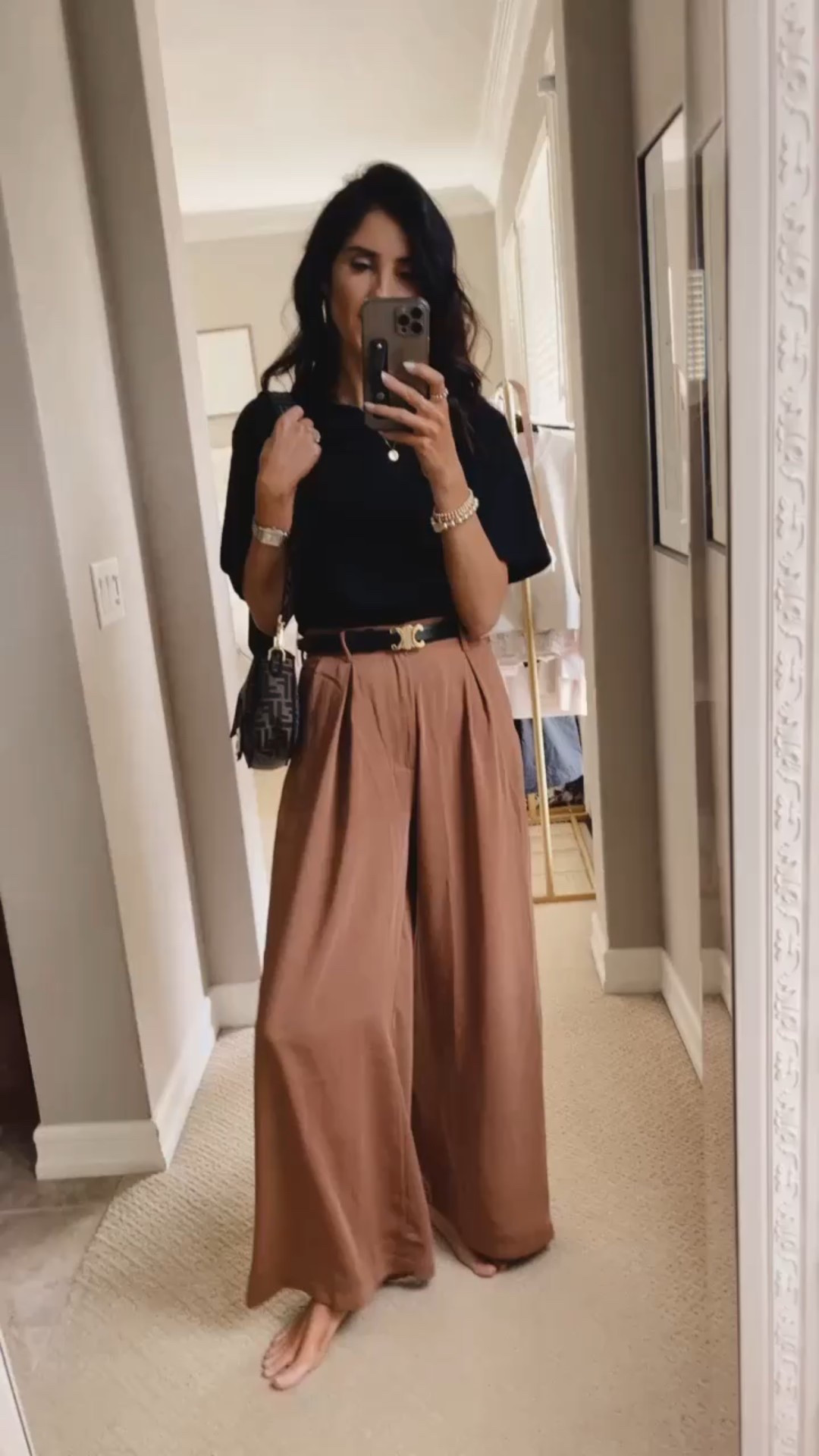 I'm just shy of 5'7 wearing the size XS trousers and S tee. Casual style, Amazon style, Amazon fashion,
StylinByAylin, Aylin 

#LTKSeasonal #LTKgrwm #LTKBeauty
