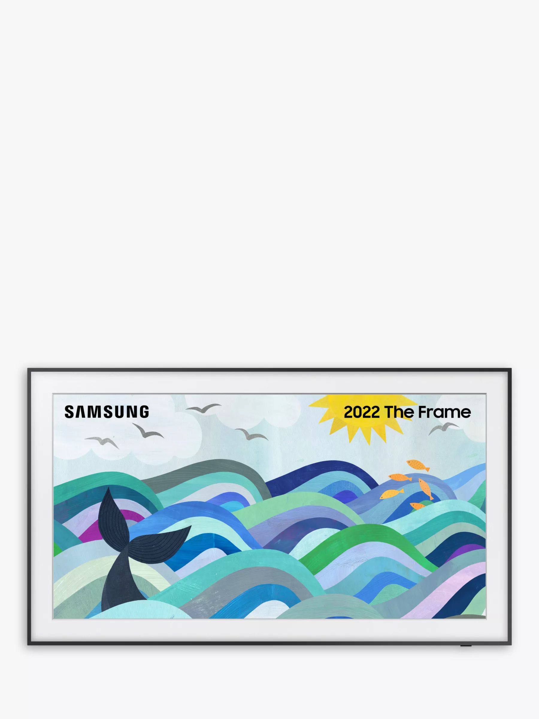 Samsung The Frame (2022) QLED Art Mode TV with Slim Fit Wall Mount, 50 inch | John Lewis (UK)