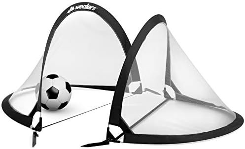 Collapsible Soccer Goal Set of 2 with Travel Bag - Ultra Portable 4 Foot Instant Pop Up Football Goa | Amazon (US)