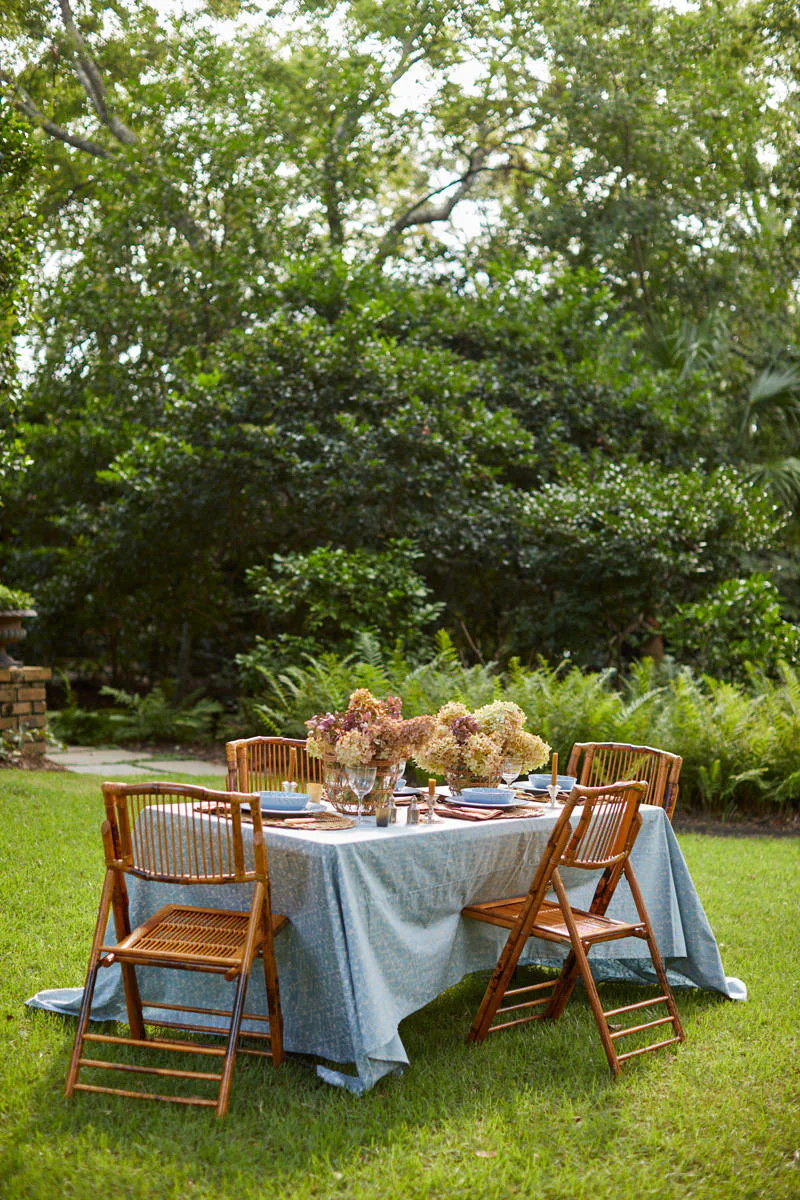 Blue Liesel Tablecloth | Parterre