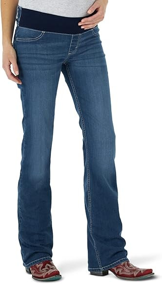 Wrangler Women's Retro Mae Maternity Boot Cut Jean | Amazon (US)