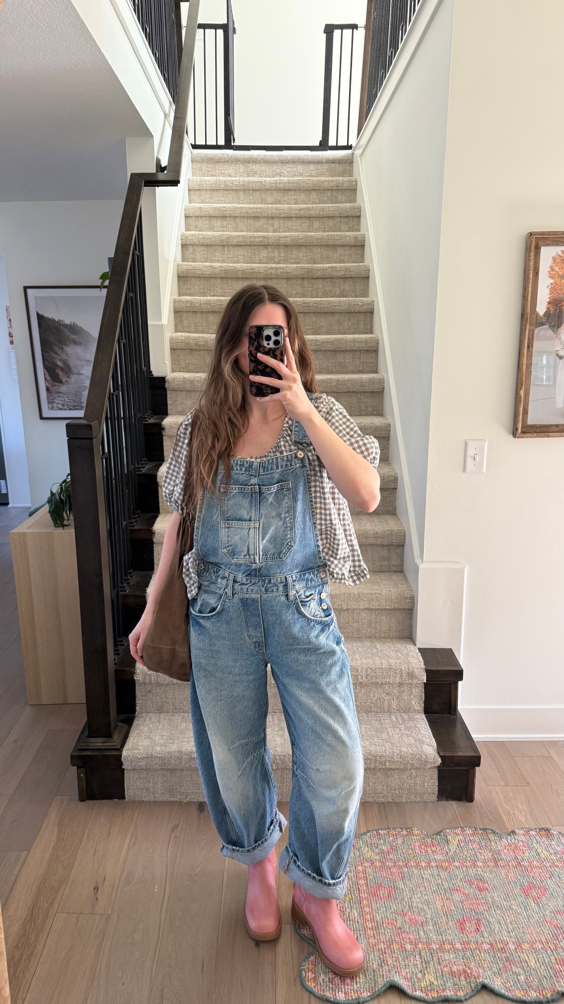 wearing a small in overalls and top! obsessed with these pink boots! I’d been looking at the pink ones from Frye and came across this look for less, 10/10!

Mom outfit, postpartum, spring 

#LTKootd