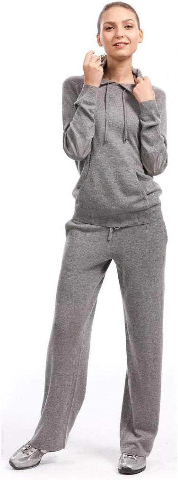 Citizen Cashmere Long Lounge Pants for Women - 100% Cashmere (Mongolia Cloth & Side Pockets) | Amazon (UK)