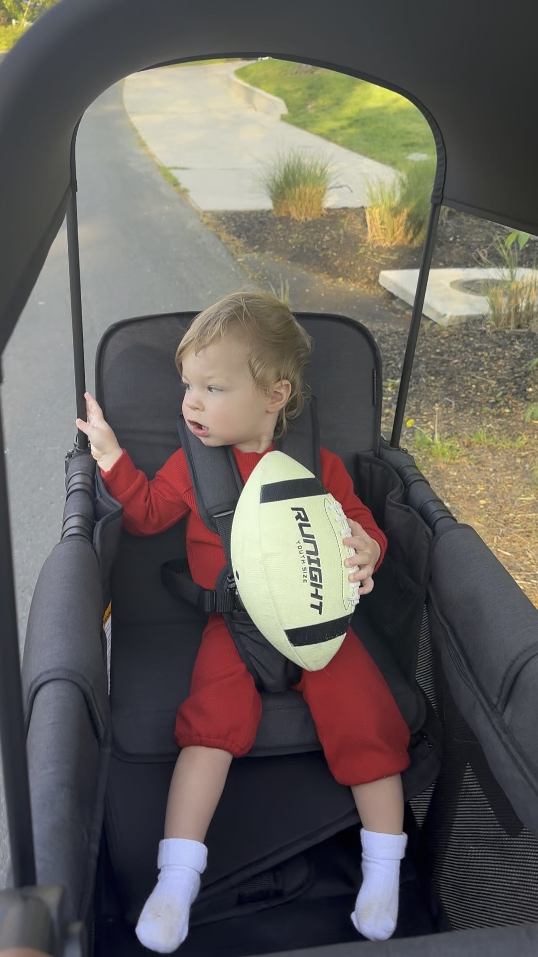 Yall do not sleep on a Wonder Wagon! This thing is 💯

This is a 2 seater but with only 1 seat in for now. Both seats are removable to make it a cart, it has endless storage space, a removable canopy, & the seats can recline for naps! Perfect for a day out and a cozy nap in the shade.

AND IT FOLDS UP!! Portability is huge! 🙌🏽

#LTKkids #LTKfamily #LTKbaby