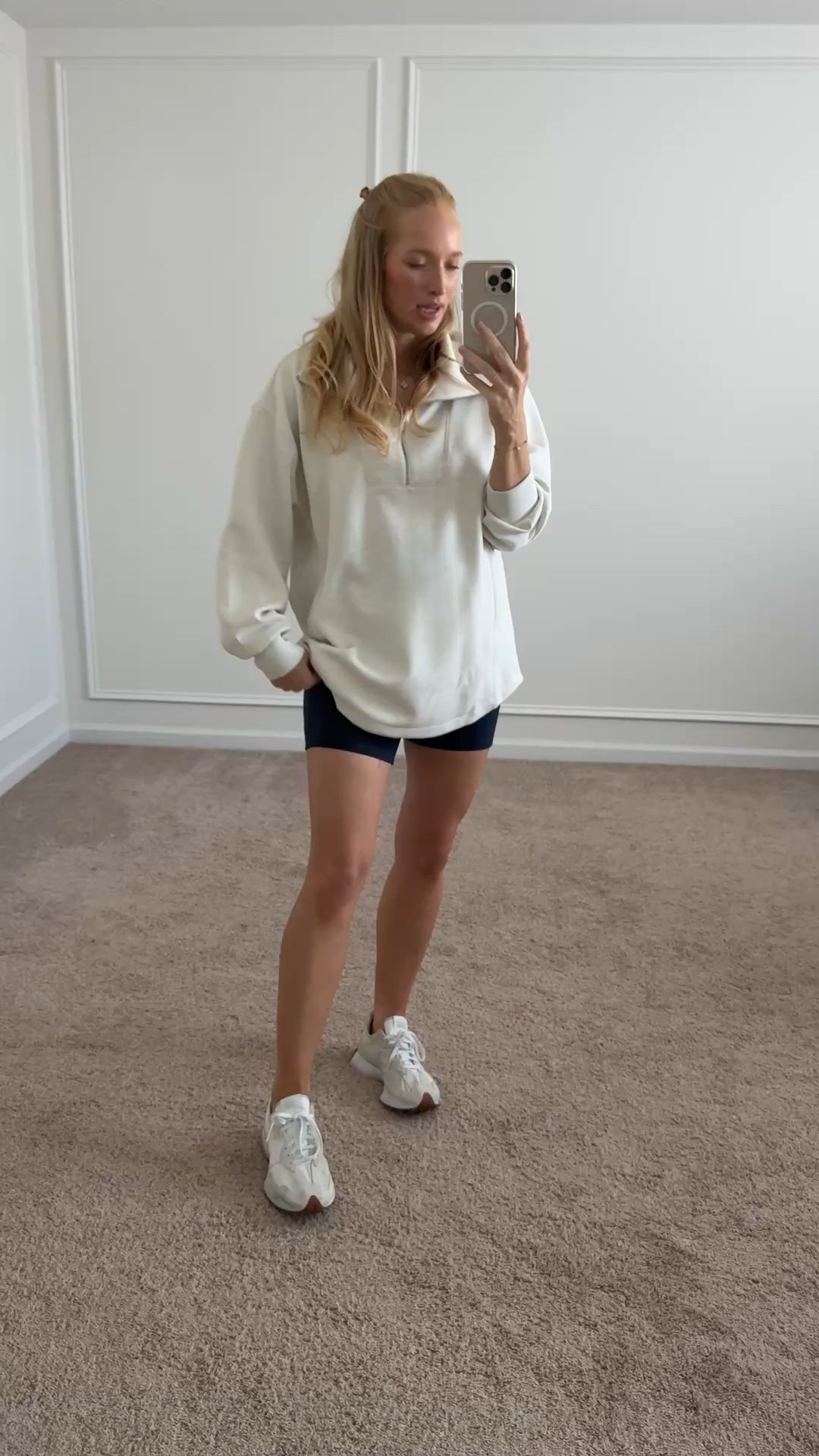 Loving these Zella athleisure pieces in the Nordstrom anniversary sale. Wearing a medium in both. I bought a navy long sleeve basic to go with the shorts I’ll also link below! 

NSALE / bump friendly / bump style / activewear / new balance sneakers on sale 

#LTKSaleAlert #LTKActive #LTKBump