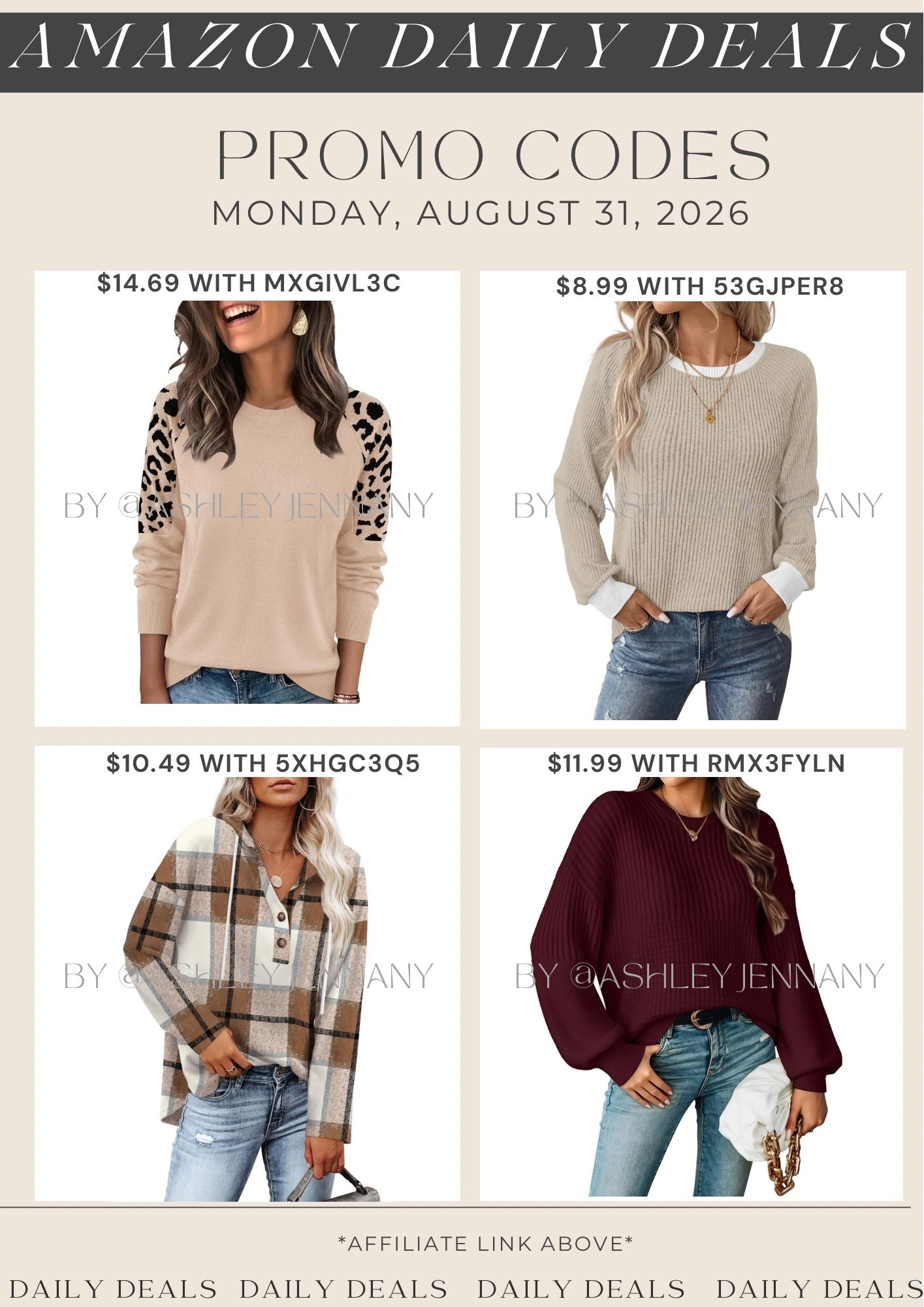 Amazon deals

#LTKSeasonal #LTKSaleAlert #LTKMidsize