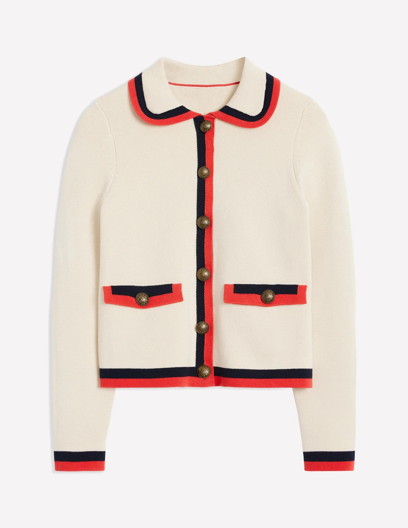 Holly Collared Knitted Jacket | Boden UK