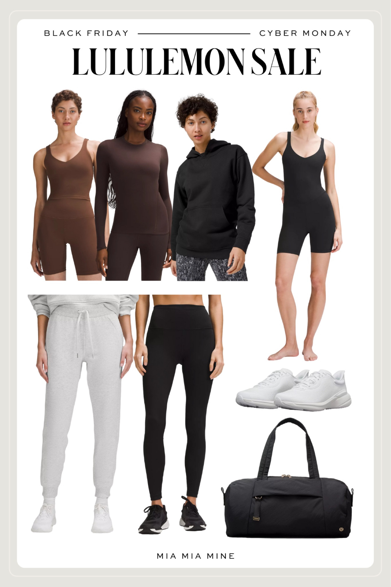 Lululemon cyber Monday sale
Save on Lululemon leggings, workout sets and shoes 

#LTKFindsUnder100 #LTKCyberWeek #LTKSaleAlert