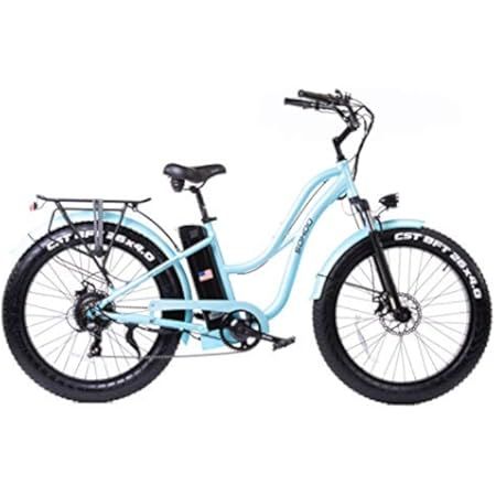 SOHOO 48V500W13Ah 26" Step-Thru/Step-Over Beach Cruiser Electric Bicycle City E-Bike Mountain Bike(F | Amazon (US)