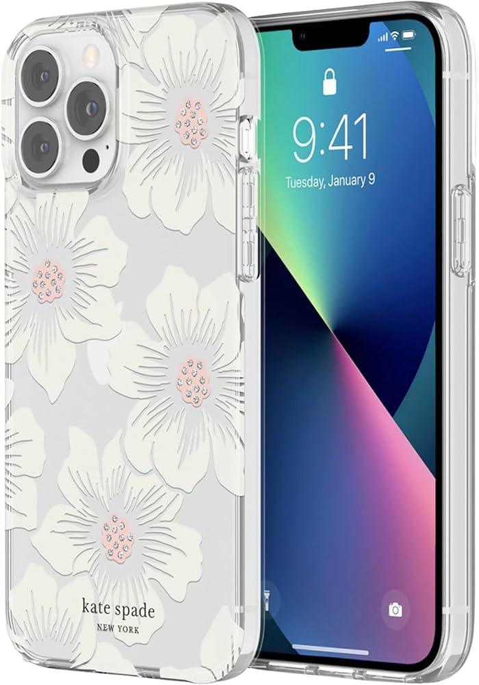 kate spade new york iPhone 13 Pro Max Case / iPhone 12 Pro Max Case, Compatible with Wireless Cha... | Amazon (US)