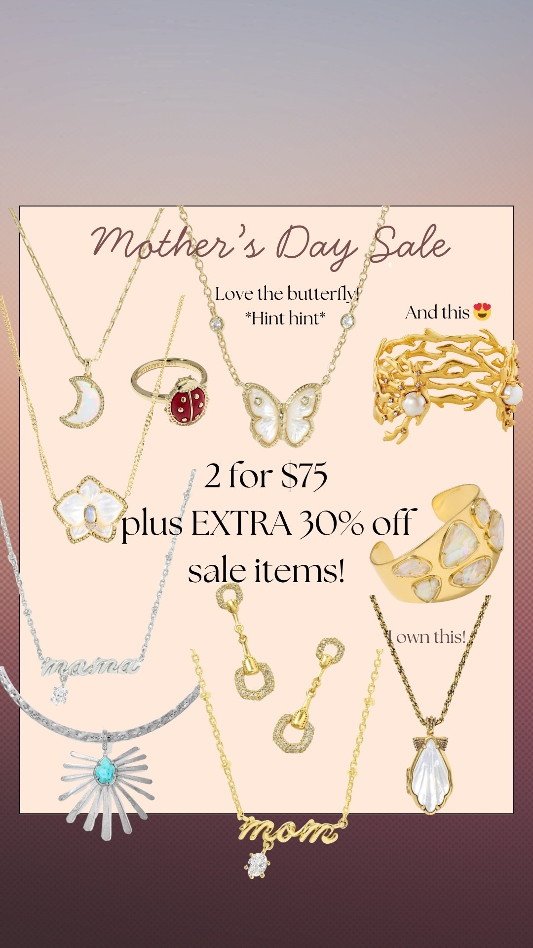 Kendra Scott sale!!! 2 for $75 and additional 30% off the clearance.

#LTKmomlife #LTKMothersDay #LTKSaleAlert