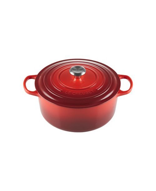 7.25-Qt. Signature Enameled Cast Iron Round Dutch Oven | Macys (US)