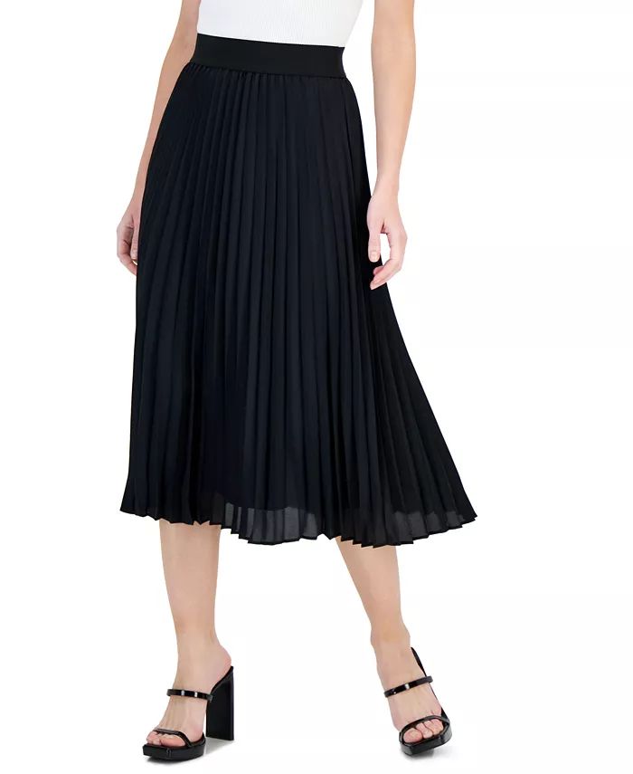 Women's Pleated Midi Skirt, Created for Macy's | Macy's