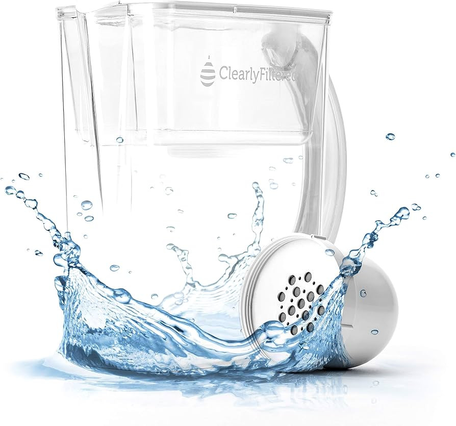 Clearly Filtered No. 1 Filtered Water Pitcher for Fluoride/Water Filter Pitcher with Affinity® F... | Amazon (US)