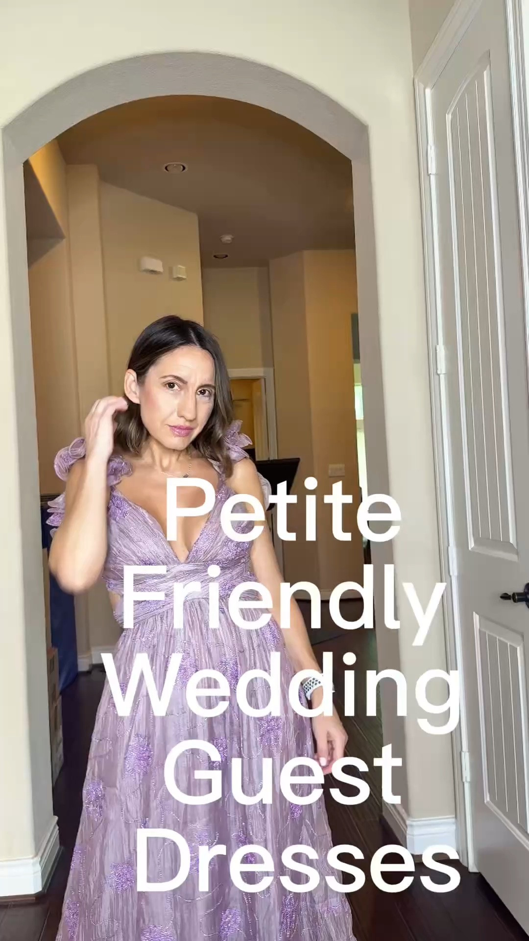 2 petite-friendly wedding guest dresses 💍✨

Both of these dresses are perfect options if you’re looking for a feminine wedding guest look that works beautifully on a petite frame.

💙 Navy satin dress
✨ Runs true to size
✨ Beautiful satin finish
✨ Elegant and timeless for weddings, date nights, or special events

💜 Lavender dress
✨ Runs true to size
✨ Soft romantic color
✨ The perfect guest dress for spring and summer weddings

Petite girls, a little heads up: both dresses are a bit of a struggle to get on, so I recommend taking your time when getting dressed. Once they’re on, the fit is gorgeous!

Sharing more petite-friendly wedding guest dress ideas soon 🤍

#petitefashion #petitestyle #weddingguestdress #weddingguestoutfit #dressinspo

#LTKPetite #LTKWedding #LTKSeasonal