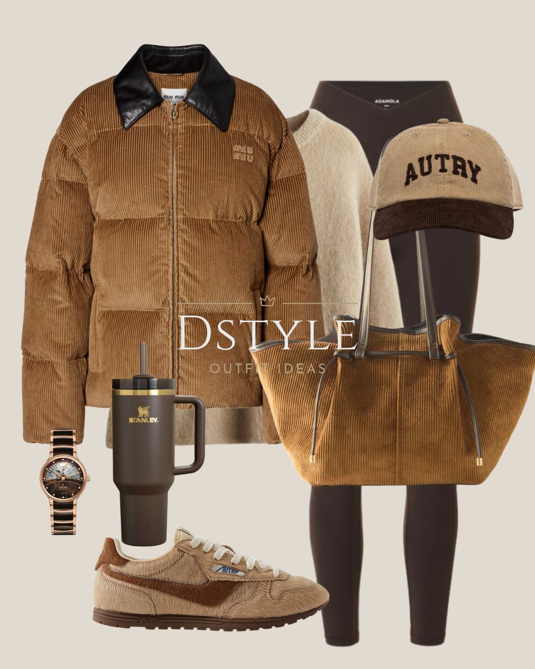 Elevated Athleisure Goals! ☕️ The perfect running-errands uniform for fall. Obsessed with the texture play of the corduroy puffer jacket and those incredible fuzzy sneakers. Paired with chic dark brown leggings and a cozy oversized sweater, it's comfort without sacrificing style. Don't forget the viral Stanley tumbler and a stylish baseball cap to complete the look!

#elevatedathleisure #corduroypuffer #fallstyle #comfyandchic #pufferjacket #stanleycup #oversizedsweater #leggingsoutfit #casualstyle #outfitinspiration 

 

#LTKStyleTip #LTKTravel #LTKShoeCrush