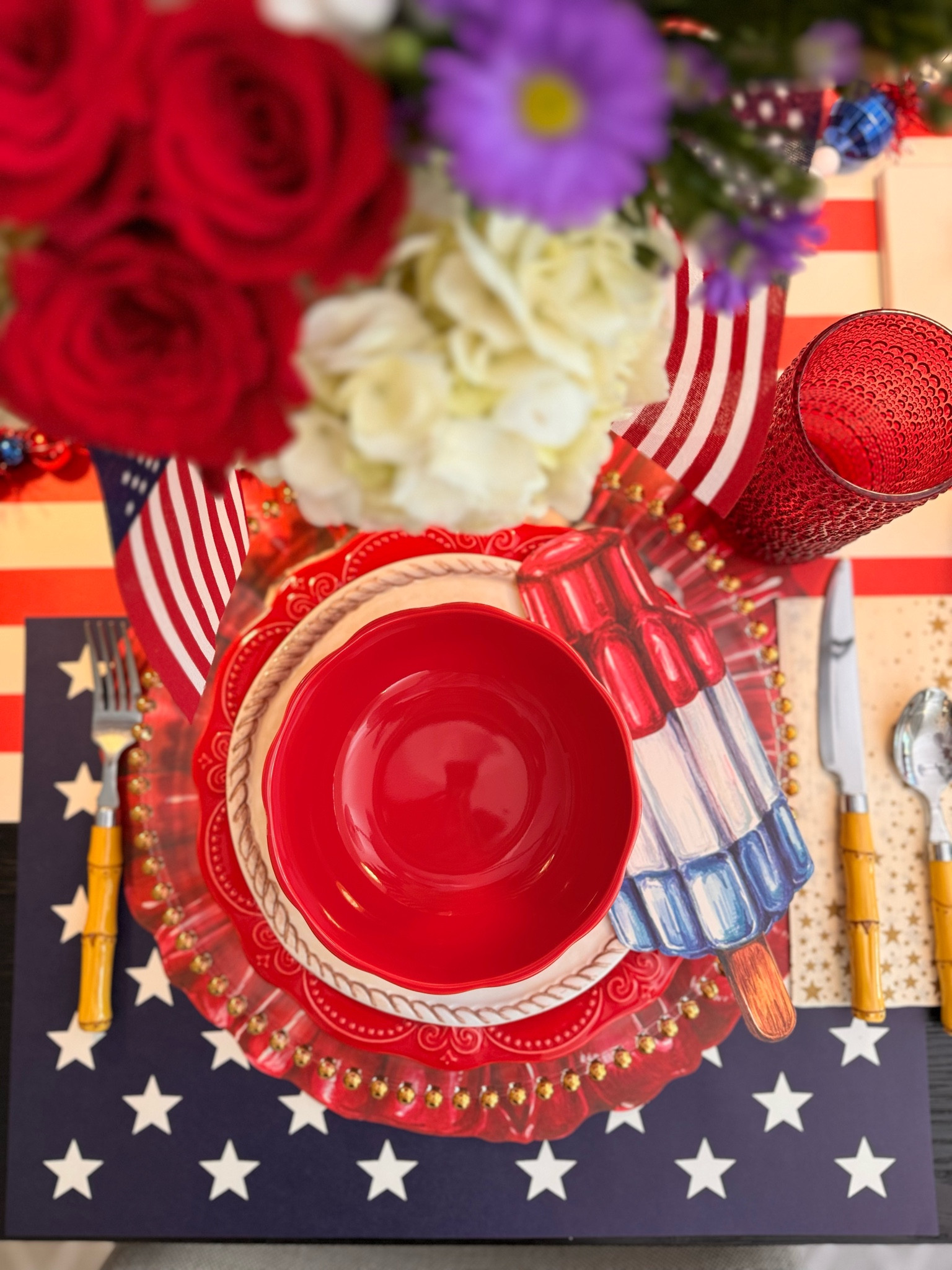 Getting ready for summer holiday entertaining? 4th of July is right around the corner!!! We have created a tablescape that will work for the 4th that we think you will love. We in the Midwest have a short time for outdoor entertaining so we take this serious!!! Haha!!

#LTKParties #LTKSeasonal #LTKHome