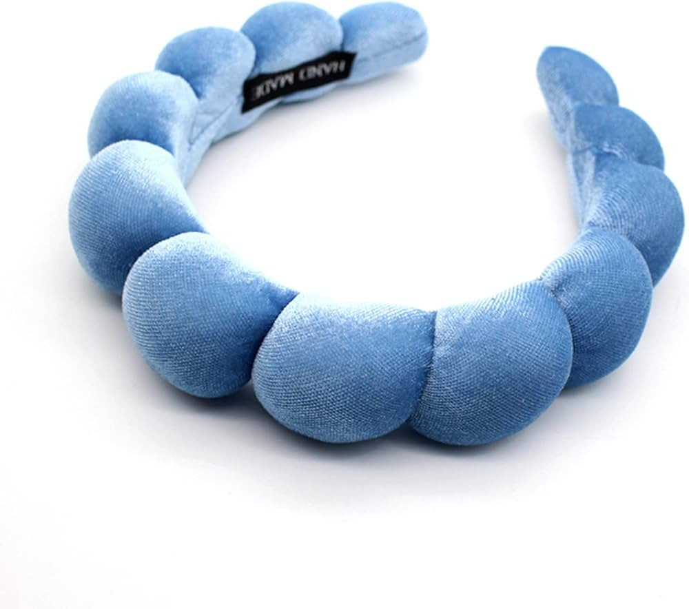 Headbands Women Hair Head Bands, Padded Fabric Hair Bands Wide Velvet Non Slip Headband Hair Acce... | Amazon (US)