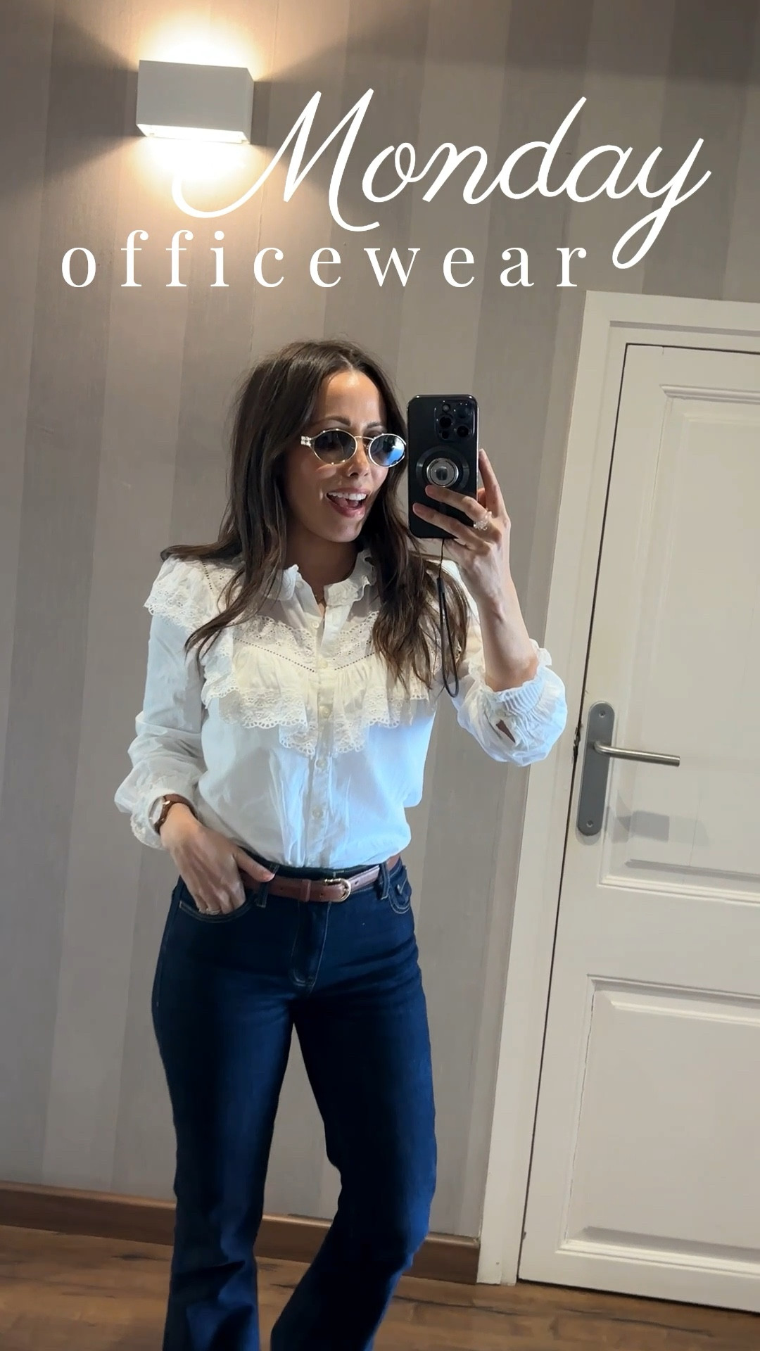 It’s a blue skies spring Monday in the Mediterranean and this is what I’m wearing to the office today. My Sezone blouse is from a few seasons ago but linking equally beautiful ones is love to update to! Glass flower ring is by a Barcelona brand called Bocanoite 🌼

#LTKWorkwear #LTKStyleTip #LTKPetite