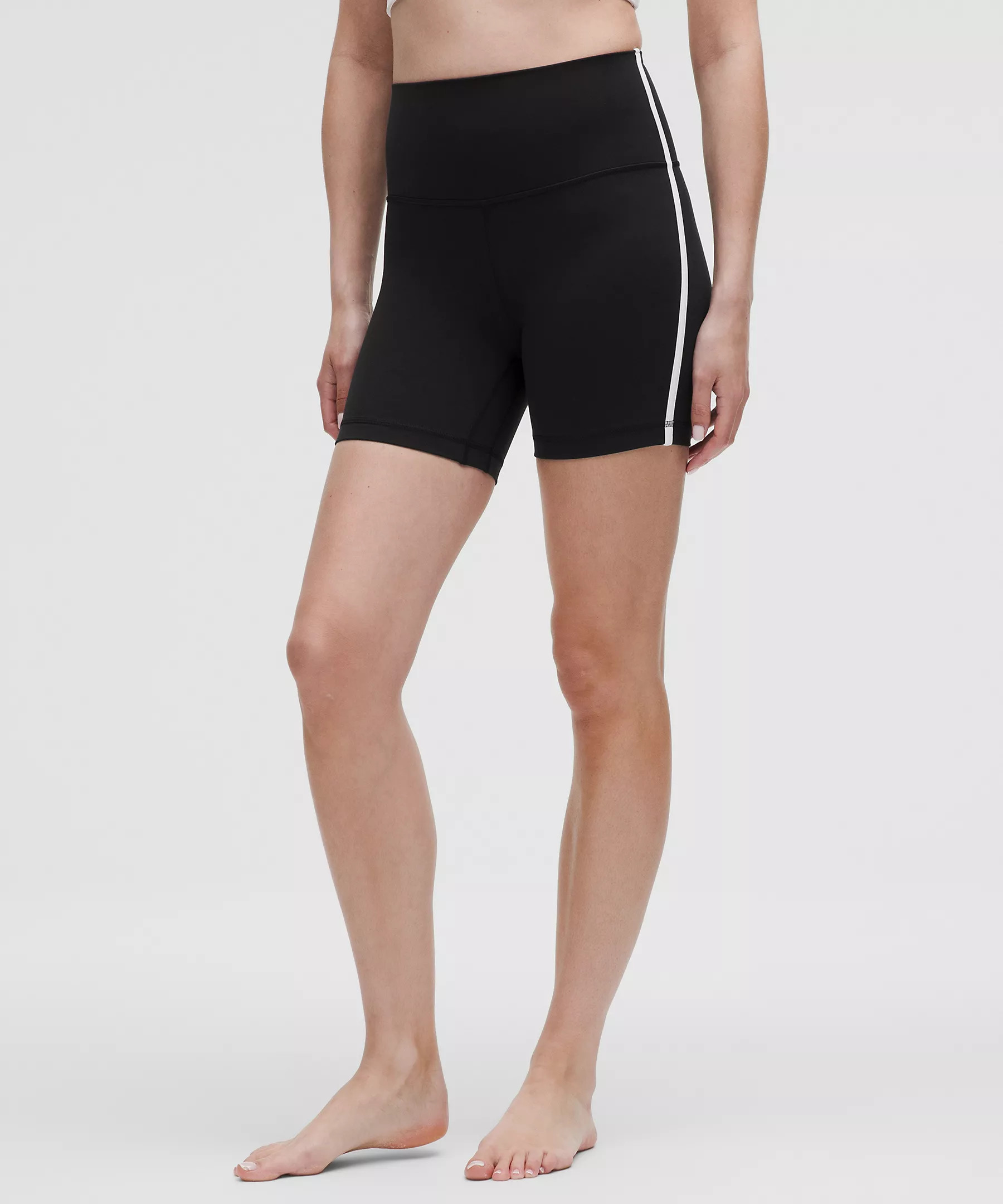 lululemon Align™ High-Rise Side-Stripe Short 6" | Lululemon (US)