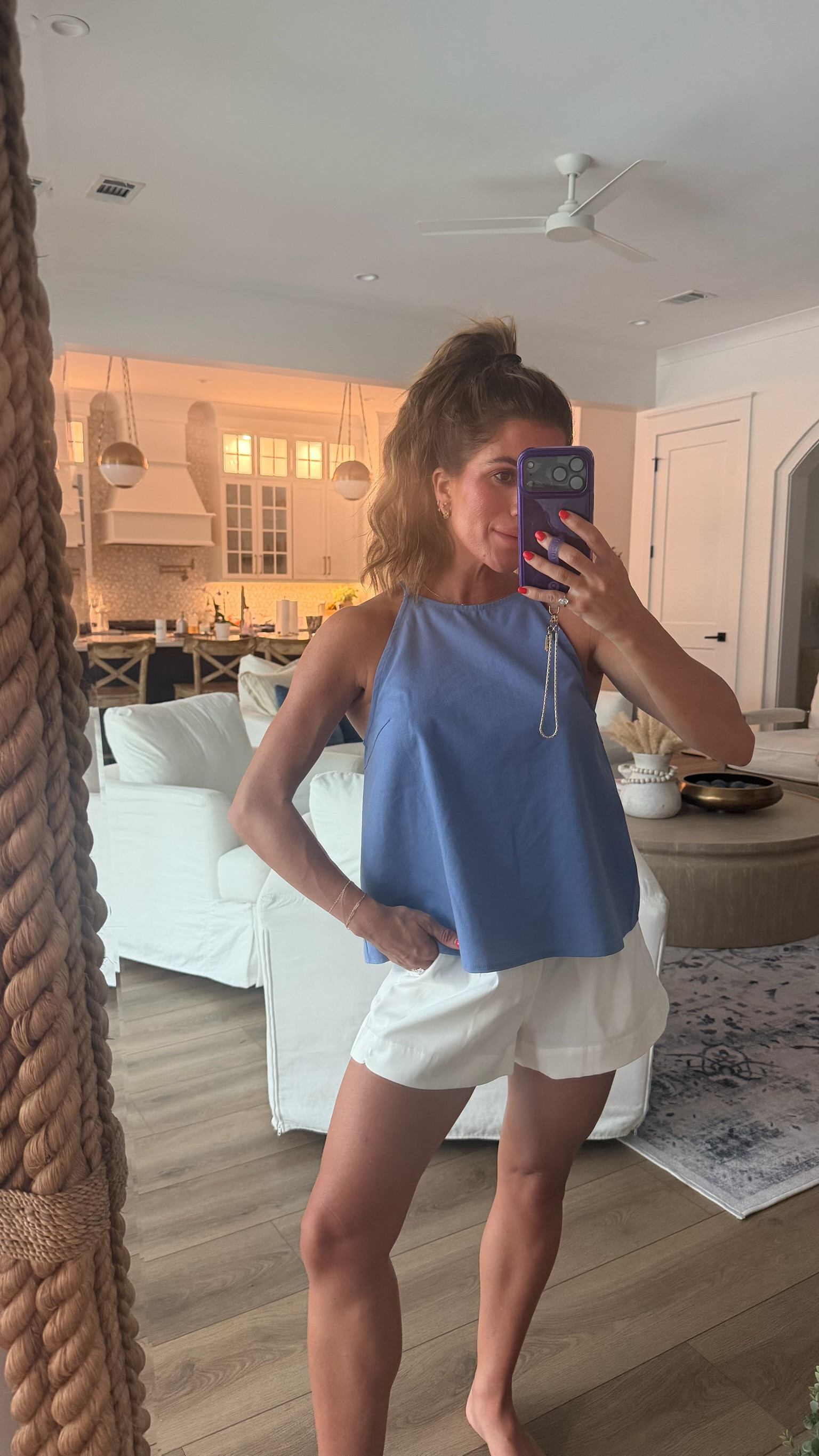Summer fashion, comfy chic, comfy shorts, chic tank, tailored shorts, amaozn finds, amazon clothing,  jess fay 

 #LTKootd #LTKPetite