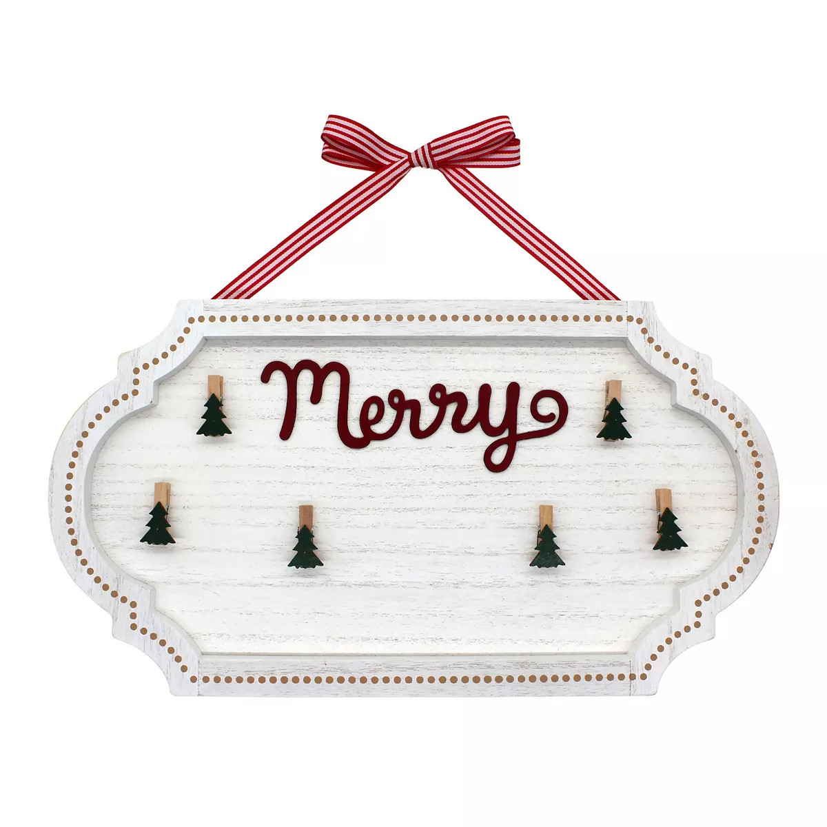 St. Nicholas Square® "Merry" Card Holder Wall Décor | Kohl's