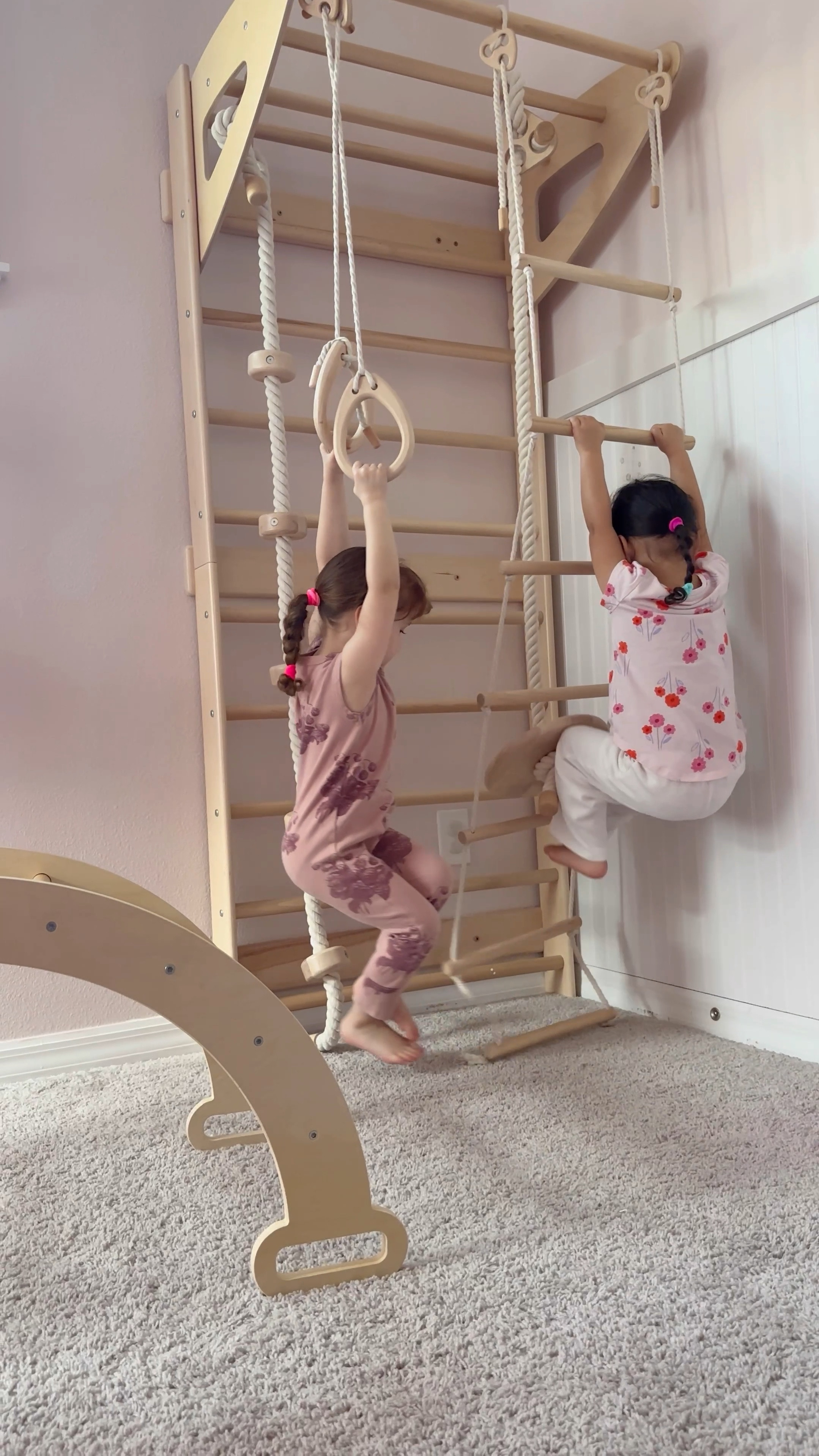 Toddler favorite 💗 

Playroom toys • indoor play gym • toddler toy ideas • active healthy play • Montessori toys play • wooden toys • playroom inspiration • kid toys ideas • woodland and hearts play gym • wooden climbing set and jungle gym for kids toddlers 

#LTKhome #LTKkids #LTKfamily