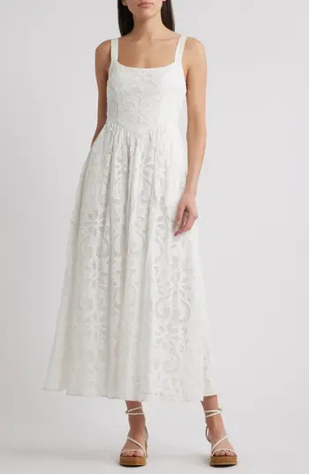 Saylor Maryl Open Stitch Sleeveless Maxi Dress | Nordstrom | Nordstrom