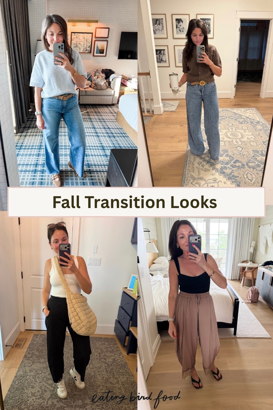 Fall Transition Looks! 

Wide Leg Denim | Short Sleeve Cardigan | Short Sleeve Sweater | Puffer Bag | Fall Outfits

#LTKgrwm #LTKootd #LTKdayinmylife