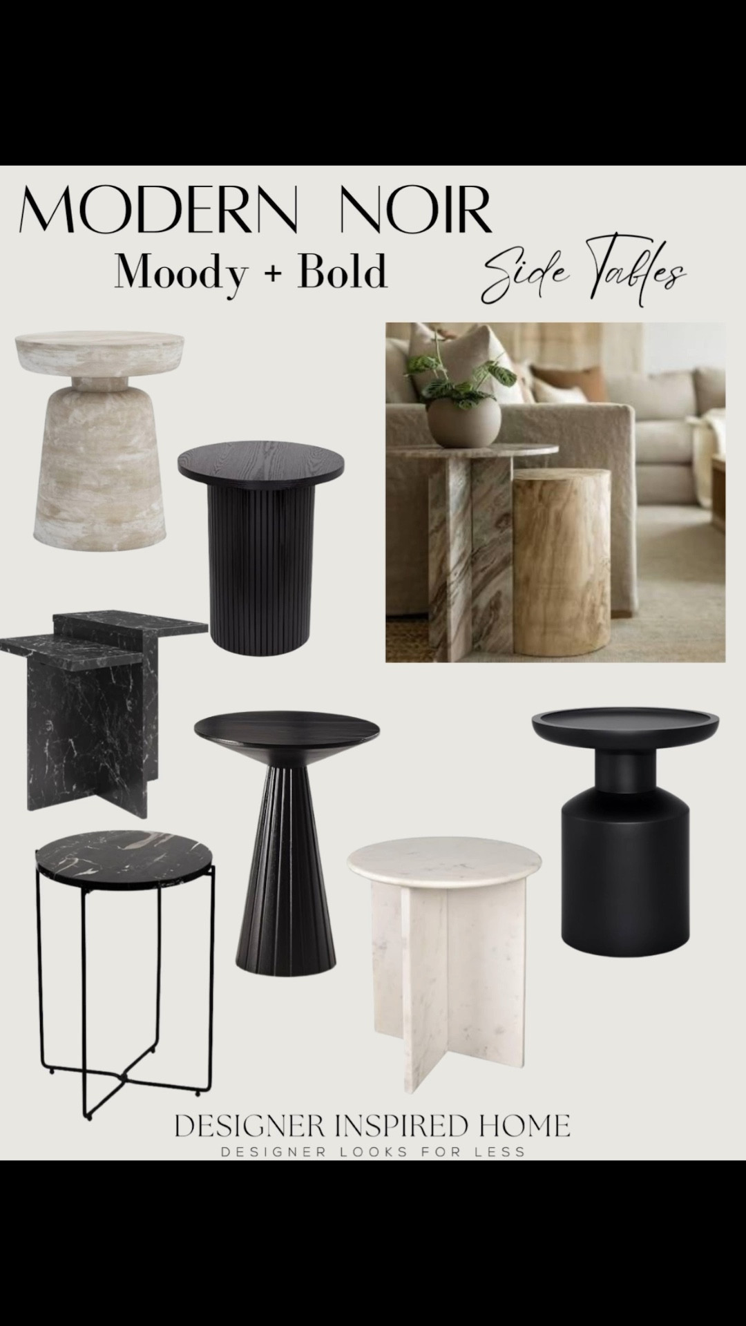 Modern and bold side tables! 

#LTKStyleTip #LTKHome