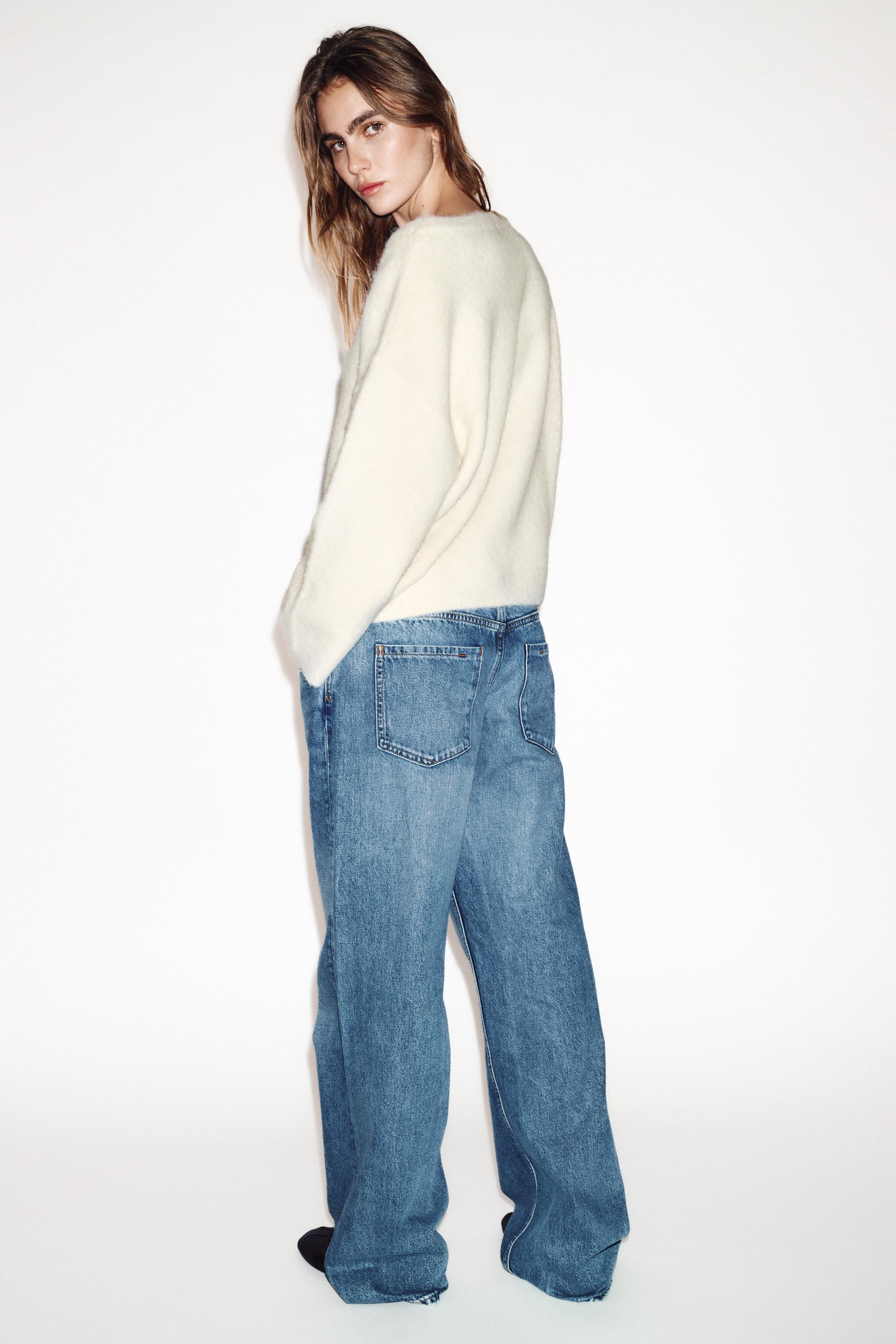 KNIT JUMPER WITH BROOCH | Zara UK