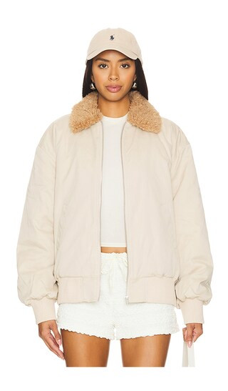 Mollie Jacket in Neutral | Revolve Clothing (Global)