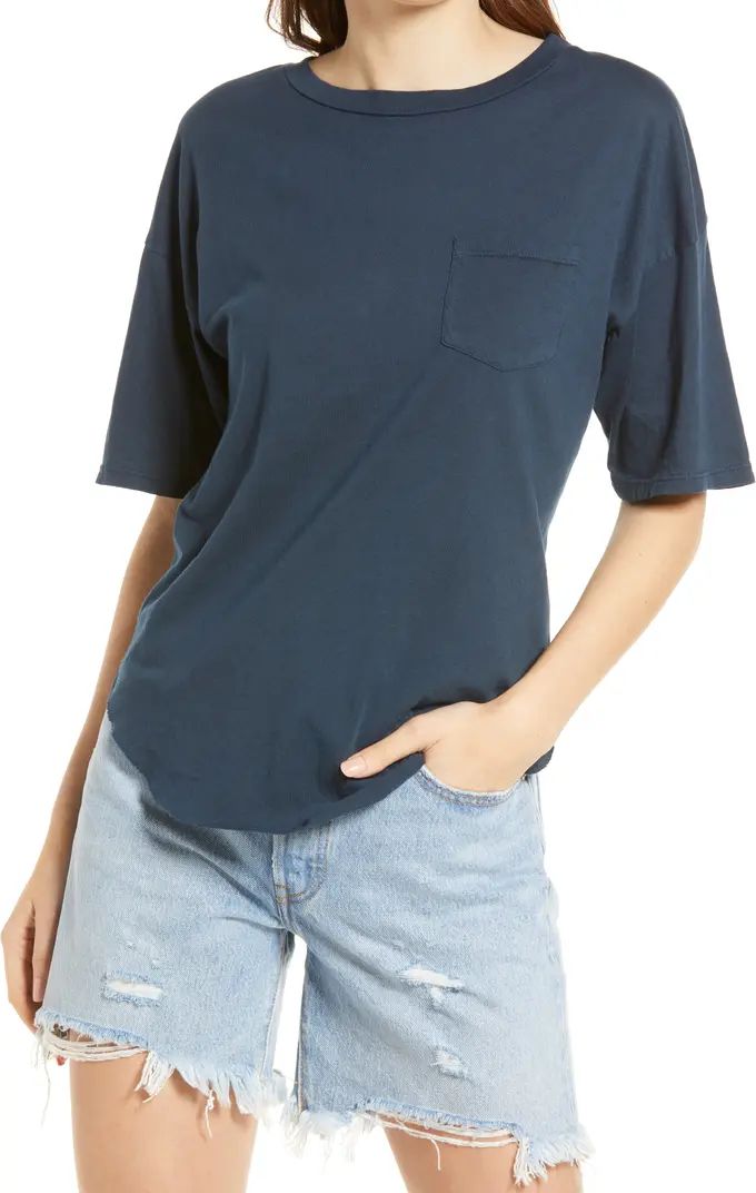 Washed Raw Hem Pocket T-Shirt | Nordstrom