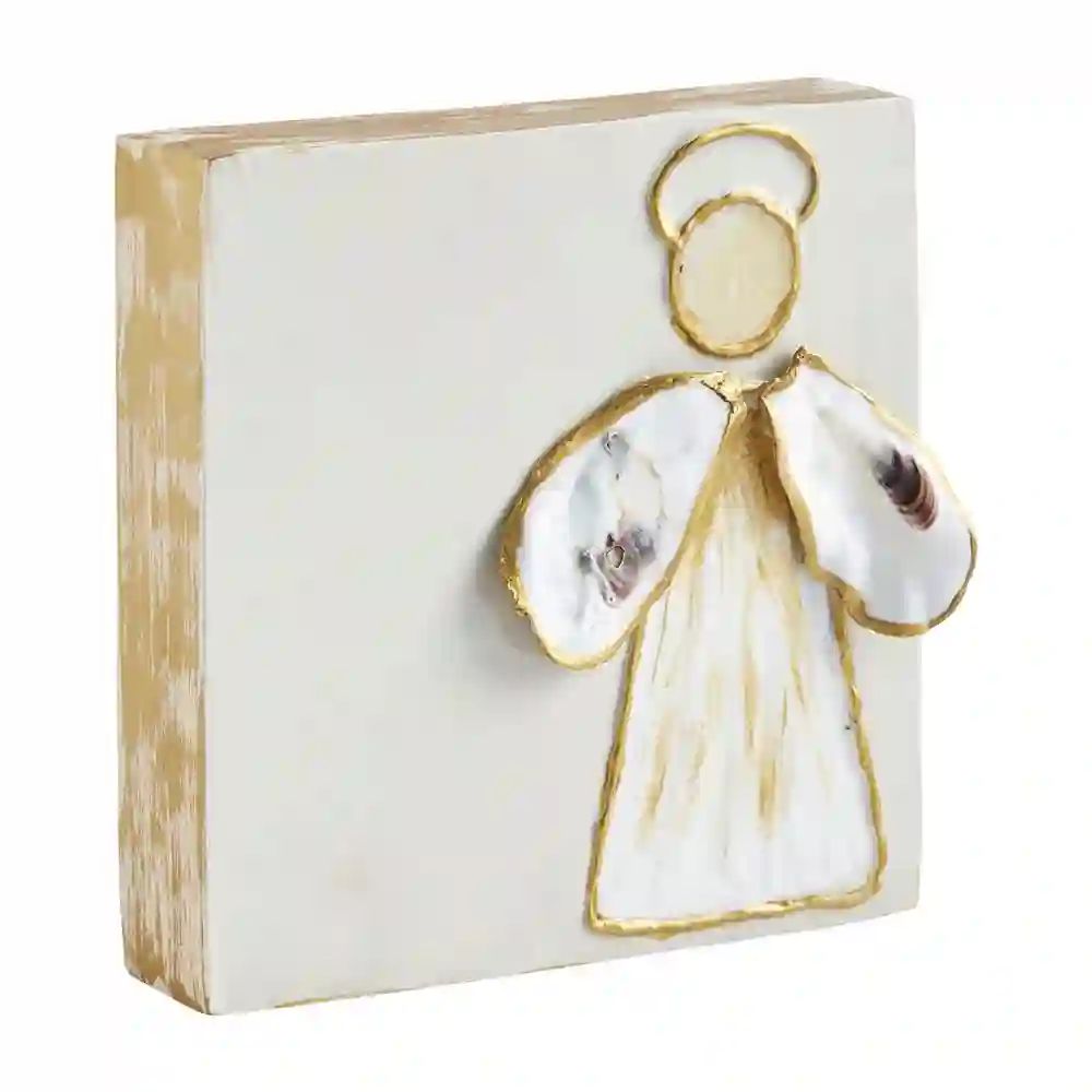 NewSide Angel Oyster Plaquesku: 43400153M$25.50StyleQty1Add To Bag Measures 6" x 6" Perfect for t... | Mud Pie (US)