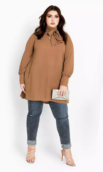 Neck Tie Tunic | Belk