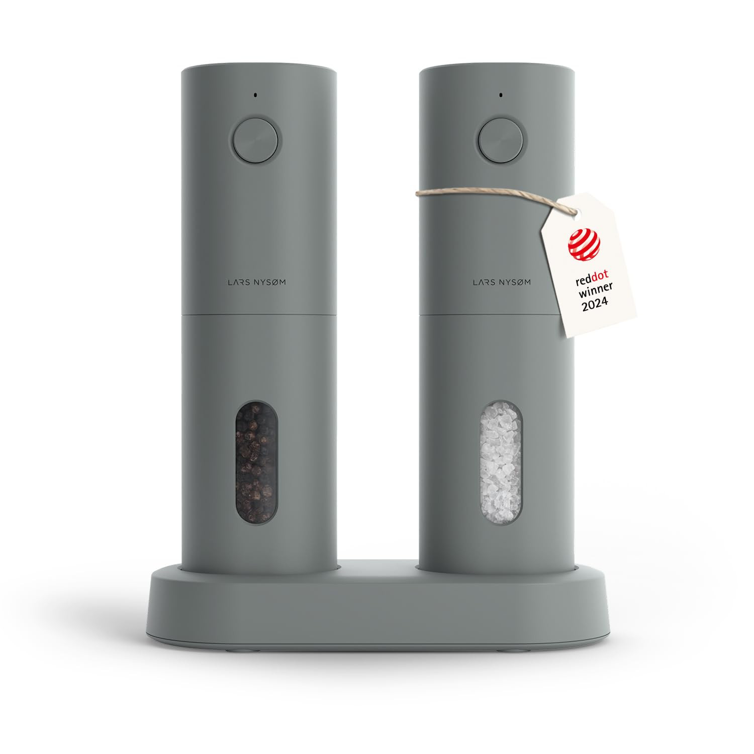 LARS NYSØM Electric Salt and Pepper Grinder Set, USB Rechargeable, Automatic Salt and Pepper Mil... | Amazon (US)