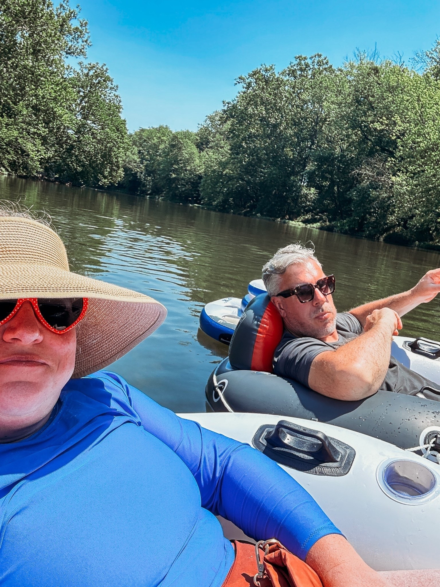 Summer vibes on the creek. We love tubing!!!

#LTKSeasonal
