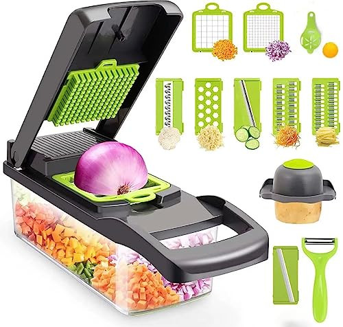 Introducing the perfect kitchen companion – our Vegetable Chopper is a kitchen appliance designed to simplify the process of chopping, dicing, and slicing vegetables. | Amazon (US)