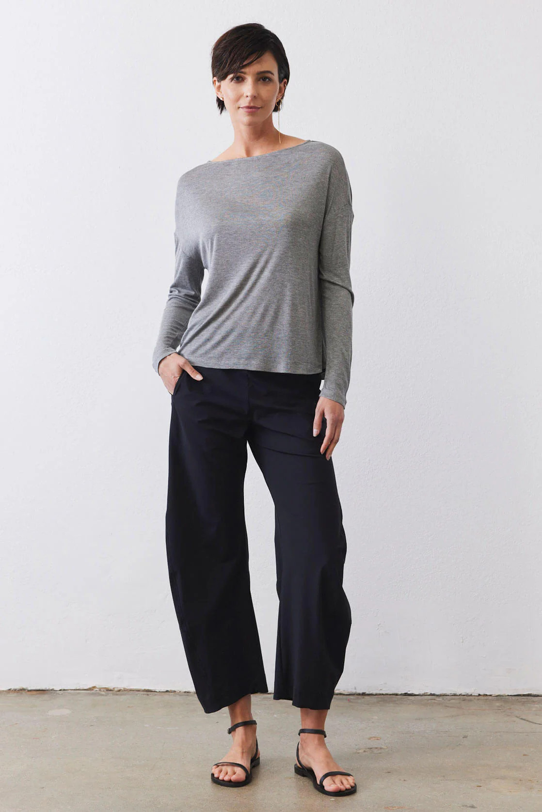 On The Loose Work Pants | Loose Black Work Pants - Ruti | Ruti
